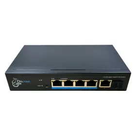 Switch PoE 4 puertos Gigabit + 2 Uplink(1RJ45+1SFP) 60W Gestionable