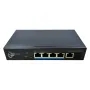 Switch PoE 4 puertos Gigabit + 2 Uplink(1RJ45+1SFP) 60W Gestionable