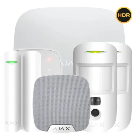 Alarma Segura para Hogar - Kit Ajax Blanco