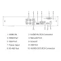 DVR 5EN1 H265 4ch 1080N/720P@25ips +1IP 2MP 1HDMI 1HDD AI