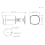 Tubular IP WizColor PRO H265 4M WDR LED50m 3.6mm IP67 PoE MIC AI