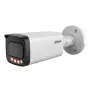 Tubular IP 4M H265 FULL COLOR WDR140dB Iluminación Dual LED60m/IR80m 2.8mm IP67 IK10 ePoE AUDIO MIC E/S AI