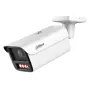 Tubular IP WizColor PRO H265 4M WDR140dB Iluminación Dual LED80m/IR120m 8-32VFM IP67 IK10 PoE AUDIO DUALMIC/Altavoz E/S AI