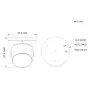 MiniDomo IP WizColor TiOC PRO H265 6M WDR Iluminación Dual LED50m/IR50m 2.7-12VFM IP67 PoE MIC/Altavoz AUDIO E/S AI