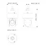 Domo PTZ IP 8M H265 Iluminación Dual LED100m/IR100m 25x IP67 PoE AUDIO E/S AI
