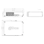 Switch Hardened PoE 8 puertos Gigabit + 2SFP Gigabit 110W Gestionable en Cloud Layer2