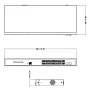 Switch PoE 2.0 16 puertos Gigabit + 2 Combo Gigabit RJ45/SFP Uplink 130W Gestionable Layer2