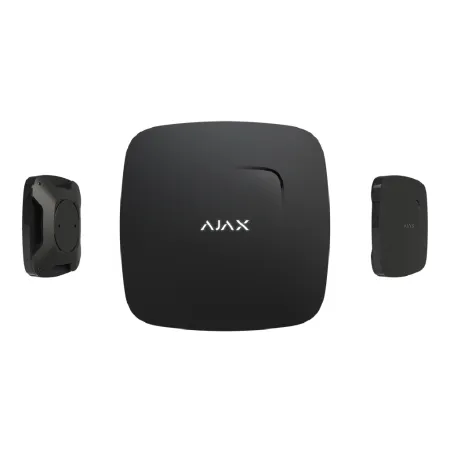 Ajax FireProtect Plus Jeweller. Detector de temperatura, humo y CO inalámbrico. Color negro