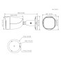 Tubular HDCVI 4EN1 2M dWDR Iluminación Dual LED20m/IR20m 3.6mm IP67 MIC