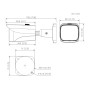Tubular HDCVI 4EN1 5M DN WDR Starlight IR40m 2.8mm IP67 AUDIO MIC