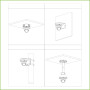 MiniDomo HDCVI 4EN1 2M 1080P WDR Starlight IR30m 2.8mm IP67 Quick-to-install. Color Negro