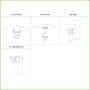 MiniDomo HDCVI 4EN1 2M 1080P WDR Starlight IR60m 2.8mm IP67 MIC Quick-to-install