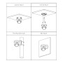 Domo HDCVI TiOC 4EN1 5M WDR Iluminación Dual LED40m/IR40m 3.6mm IP67 MIC