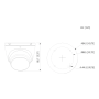 MiniDomo HDCVI 4EN1 4K WDR Iluminación Dual LED30m/IR30m 2.8mm IP67 MIC