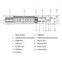 DVR 5EN1 H265 16ch 5M-N@25ips +8IP 6MP 1HDMI 1HDD E/S AI
