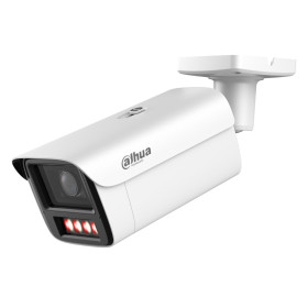 Tubular IP WizColor PRO H265 8M WDR130dB Iluminación Dual LED60m/IR60m 2.7-12VFM IP67 IK10 PoE AUDIO DUALMIC/Altavoz E/S AI