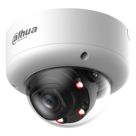 Domo IP H265 8M WDR Iluminación Dual LED50m/IR60m 2.7-12VFM IK10 IP67 ePoE SD AUDIO MIC E/S AI
