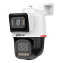 Cámara PT IP WizColor PRO DUAL-LENS 4M+2M H265 LED30m 2.8mm IP66 PoE MIC/Altavoz AI