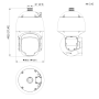 Domo PTZ IP 8M H265 WDR Starlight 8Láser600m/4IR120m/1LED50m 42X IP67 IK10 POE AUDIO E/S AI