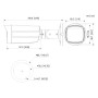 Tubular HDCVI 4EN1 2M 1080P FULL COLOR WDR Iluminación Dual Smart Light+ LED40m/IR40m 3.6mm IP67 MIC