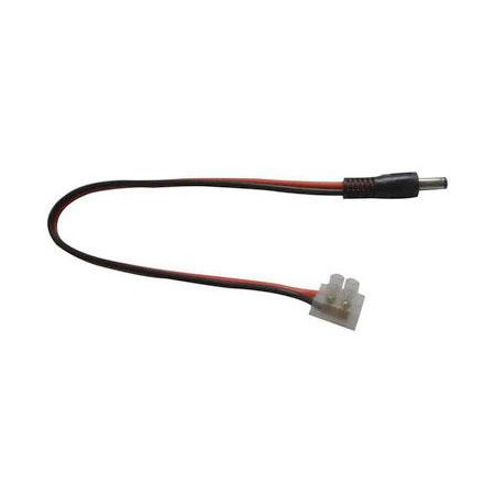 Jack alimentación macho a regleta y 30cm de cable