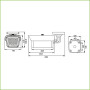Foco Infrarrojo 55m 60º 55Leds 850nm IP66