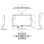 Monitor 23.8" Dahua para Seguridad 24/7 LCD(VA) VGA/HDMI 16:9 1080P