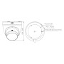 MiniDomo HDCVI 4EN1 2M 1080P Iluminación Dual LED20m/IR20m 2.8mm IP67 MIC Quick-to-install
