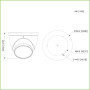 MiniDomo HDCVI 4EN1 2M 1080P FULL COLOR 2.0 WDR Starlight LED40m 2.7-13.5mm IP67 MIC