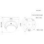 MiniDomo HDCVI 4EN1 WizColor PRO H265 2M WDR130dB Iluminación Dual LED50m/IR50m 2.8mm IP67 DUALMIC