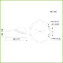 (-S5) Domo HDCVI 4EN1 2M 1080P DN ICR dWDR IR20m 2.8mm IP67 IK10 MIC