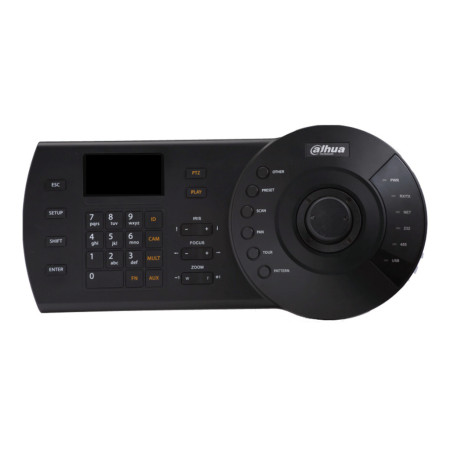 Teclado IP RS485/RS422/USB/RS232 para control PTZ DVR NVR 3 Ejes 12Vdc