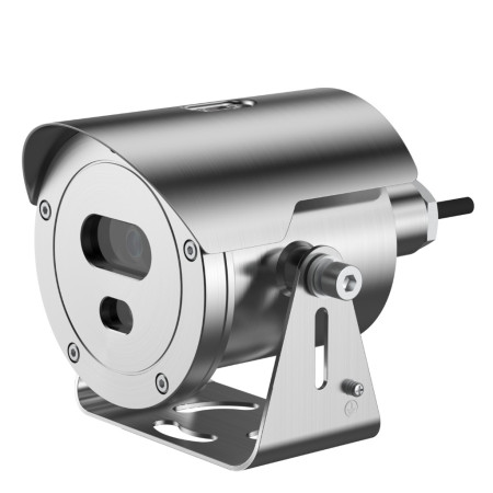 Cámara ATEX Explosion-proof 4M H265 WDR 4mm Starlight IR30m IP68 Acero inoxidable AI