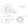 Cámara ATEX Explosion-proof 4M H265 WDR 4mm Starlight IR30m IP68 Acero inoxidable AI