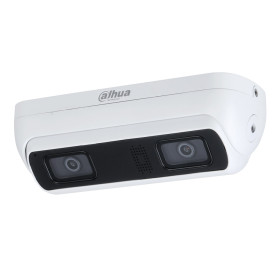 Cámara IP Stereo Analysis H265 4M DUAL-LENS WDR IR20m 2.8mm IP67 IK10 PoE AUDIO MIC/Altavoz  E/S