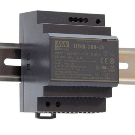Fuente Alimentación Conmutada para Carril DIN 90W 12VDC 7.5A