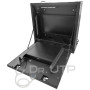 Arcón Vertical para grabador y pantalla con 2 llaves, ventilador y pasacables