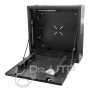 Arcón Vertical para grabador y pantalla con 2 llaves, ventilador y pasacables