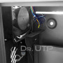 Arcón Vertical para grabador y pantalla con 2 llaves, ventilador y pasacables