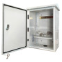 INTEGRATION CABINET. Caja de acero 600x400x300 para báculo de 6m o pared. Color blanco