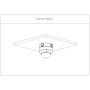 Caja conexiones para Domos, MiniDomos, FishEye con anclaje en 3 puntos