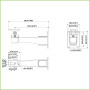 Soporte para montaje en pared para IPC-HFW3241DF-AS-4G e IP-HFxxx