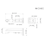 Soporte pared para TPC-SD8xxxB/TPC-SDA8xxx
