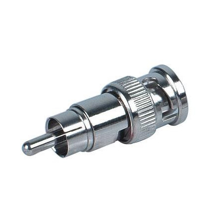 Conector BNC macho a RCA macho 1 unidad