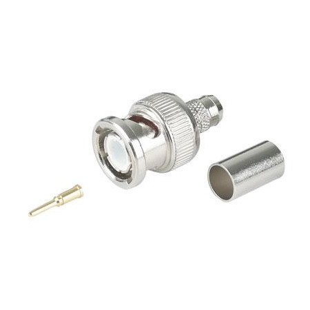 Conector BNC para Crimpar RG59 1 unidad