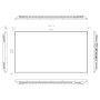 Monitor 55" Dahua para Seguridad 24/7 Metálico VGA/HDMI/DP/Audio/USB Multimedia/RS232 16:9 4K