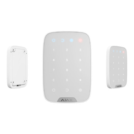 Ajax KeyPad Jeweller. Teclado táctil inalámbrico. Color blanco