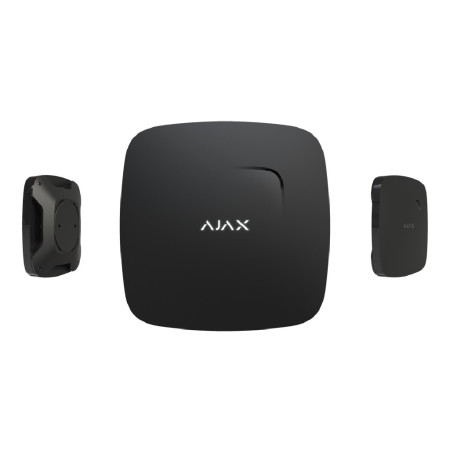 Ajax FireProtect Plus Jeweller. Detector de temperatura, humo y CO inalámbrico. Color negro