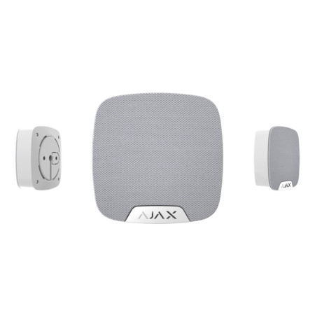 Ajax HomeSiren Jeweller. Sirena interior inalámbrica 105 db. Color blanco