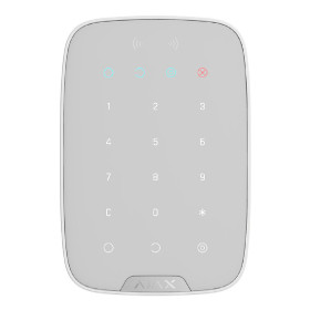 Ajax KeyPad Plus Jeweller. Teclado táctil con lector inalámbrico. Color blanco